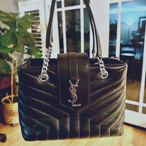 Yves Saint Laurent Handbags - Authentic YSL Small LouLou Tote Shopper